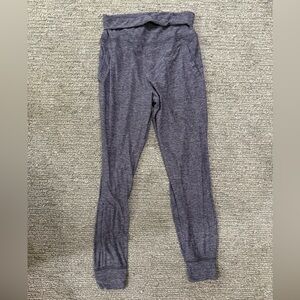 Beyond Yoga Jogger Pants Women Small Gray Lounge Athleisure Pocket Made USA